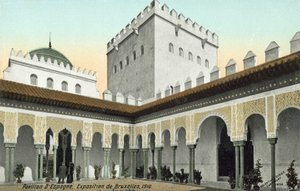 Pabellón Español, Exposición de Bruselas, 1910 de European Photographer